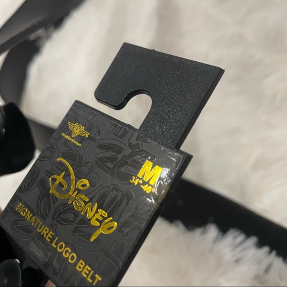 Minnie Mouse Black Silver Gold bow Belt - Picture 4 of 6